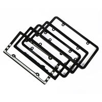 Support de plaque d'immatriculation américaine BOLONG à 4 trous, cadre en ABS standard, logo personnalisé en relief, vis de fixation incluses