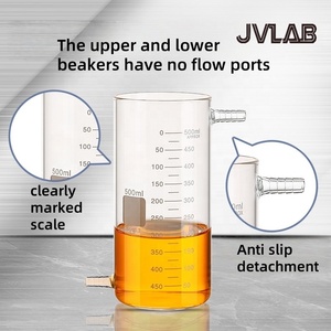 जेवीलैब उच्च बोरोसिलिकेट ग्लास बेकर डायवर्जन पोर्ट मापने वाले कप 50-1000 मिलीलीटर उच्च तापमान और एसिड/अलकाली प्रतिरोधी कोई वारंटी नहीं - Product Image 5