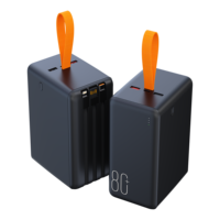 Batterie externe 10000mah 20000mah 30000mah 40000mah 60000mah 80000mah, économique et durable, un essentiel de voyage, vente en gros, usine OEM