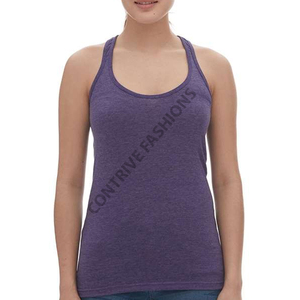 Camisetas de Tirantes Personalizables de Encaje Tejido para Mujer, Material de Primera Calidad, Corte Corto para Gimnasio, Yoga y Uso Diario - Product Image 2
