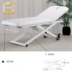 Fabrication de <span class=keywords><strong>lit</strong></span> de soin facial inclinable tout usage avec <span class=keywords><strong>lit</strong></span> de massage électrique pour le corps, fournisseur de table de traitement électrique à 1 moteur blanc - Product Image 3