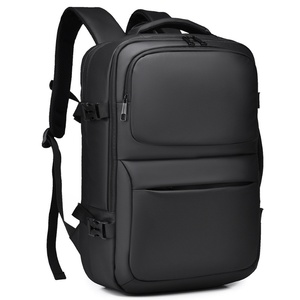 Tas bepergian pria, ransel kapasitas besar dapat disesuaikan, penutup ritsleting, tahan air Oxford 15 inci untuk bisnis luar ruangan - Product Image 1