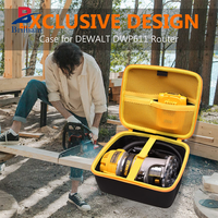 Étui de transport personnalisé en EVA avec fermeture éclair pour routeur sans fil DCW600B/DWP611 20V Max XR - Sac de protection de voyage simple et décontracté pour 2-3 outils