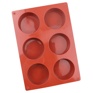 <b>Silicone</b> Cake Mold 6 Cavity Cylindrical DIY <b>Baking</b> Tools For Chocolate Soap Making Household Use - Product Image 5