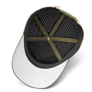 Custom ODM <b>Waterproof</b> Rubber Patch Golf <b>Hat</b> Embroidery logo Perforated Performance Golf <b>Hat</b> <b>Men</b> Cap Gorras Baseball <b>Hat</b> - Product Image 4