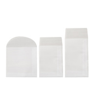 Petit emballage transparent écologique personnalisé étiquette bague bijoux Photo sac à beurre mini carte enveloppes en papier vélin translucide