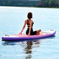Planche de paddle gonflable (SUP) en gros - Matériau PVC écologique, système à 3 ailerons, pour le surf en haute mer, livraison directe