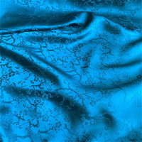 Chinois en gros populaire mûrier pure soie Jacquard tissu fleur de prunier couleur unie pour dame maison Textile Robe
