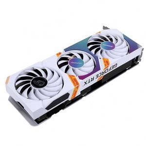 การ์ดจอ IGame RTX 3060 Ultra White OC 12G GDDR6 PCI ใหม่เอี่ยม สีสันสดใส พร้อมพัดลมระบายความร้อน บรรจุภัณฑ์ซีล สำหรับเล่นเกมบนเดสก์ท็อป รุ่น Rtx 3060 - Product Image 5