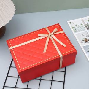 Scatola Regalo Pieghevole Grande Colorata <span class=keywords><strong>di</strong></span> Alta Qualità con Nastro, Logo Personalizzato, <span class=keywords><strong>Cartone</strong></span> Rigido Rinforzato, Vendita all'Ingrosso dalla Fabbrica, MOQ Basso - Product Image 5