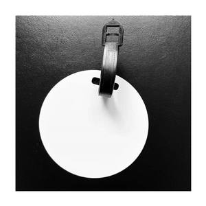 Etiqueta de Equipaje Sublimable Dalijia <span class=keywords><strong>2026</strong></span>, Redonda y Rectangular, Etiqueta de Viaje de Metal Sublimable, Etiquetas de Aluminio de Doble Cara para Maletas - Product Image 1