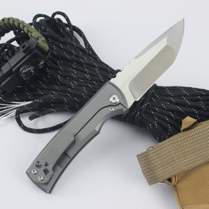 Chavez 229 Redeemer VG10 Mango de aleación de titanio Cuchillo plegable Alta dureza Cuchillo para acampar al aire libre - Product Image 3