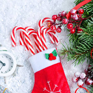 Bonbons de Noël Candy Canes Saveur de fruits Sour Cherry Candy Canes - Product Image 2