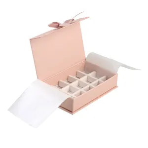 Caixa de chocolates de papel para presente personalizada luxuosa vazia melhor bonon tâmaras nozes doces doces ramadã barra de chocolate