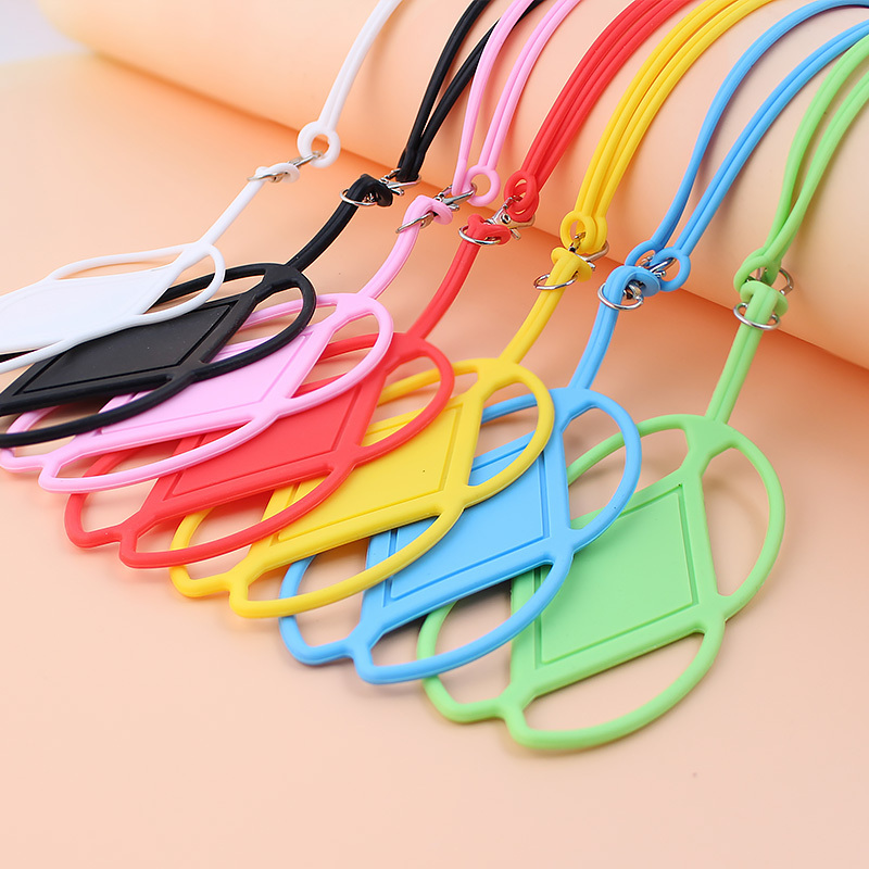 Magnetic Silicone Earphone Holder Neck Strap Secure Design Anti Lost Cord Lightweight Accessory Image 3
