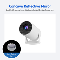 Miroir réflecteur concave en verre optique pour optique de projecteur, revêtement optique personnalisé et dimensions disponibles