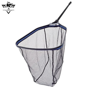 Nhà Sản Xuất Nổi PVC Cao Su Tráng Có Thể Gập Lại Trượt Thuyền Hạ Cánh <span class=keywords><strong>Net</strong></span> Ống Nhôm Lưới Đánh Cá Với Gia Cố Sườn Thiết Kế - Product Image 6