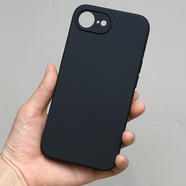 Shockproof Phone Case Matte TPU Silicone Cases for iPhone 16E Soft Back Cover Case With Camera Protector