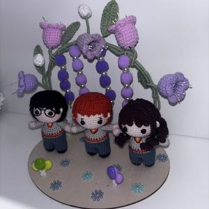 Handmade Crochet thực tế phong cách đồng quê hoa trang trí thiết kế sáng tạo dệt kim trang trí sân vườn giáng sinh năm mới của mẹ - Product Image 6