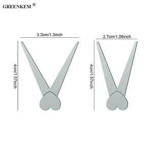 Outil magnétique professionnel pour salon de manucure, <span class=keywords><strong>plaque</strong></span> métallique magnétique œil de chat en forme de cœur, effet œil de chat français en V - Product Image 5