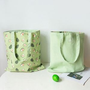 Makeway Wholesale Custom Logo Printed Eco Friendly Reusable Organic Calico Canvas Tote <b>Bag</b> Letter <b>Waterproof</b> Shopping <b>Bags</b> - Product Image 4