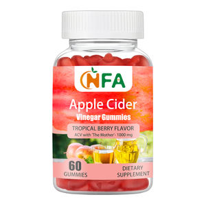 Gummies au vinaigre de cidre de pomme OEM avec vitamine B, iode et folate – Soutient l'énergie quotidienne, la clarté mentale et favorise une digestion saine - Product Image 1