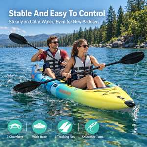 <b>2</b> <b>Person</b> <b>Inflatable</b> <b>Kayak</b> Full Drop Stitch <b>Kayak</b> for OEM Factory Wholesale Supplier - Product Image 1