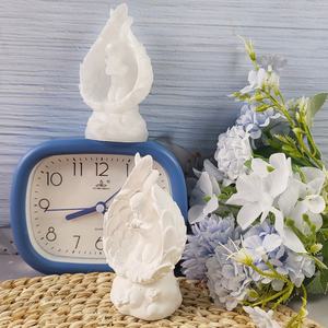 Moldes de fundición de resina hechos a mano para adornos decorativos DIY estilo Ins silicona la pequeña muñeca en las alas moldes W0244 - Product Image 5