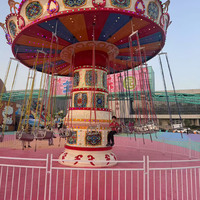 Manèges à chaises volantes certifiés CE, type divertissement principal pour enfants, spécialement conçus pour les parcs d'attractions.