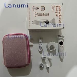 Lanumi 733 5 en 1 Ensemble d'épilation pour femmes IPX7 Épilateur étanche pour poils pubiens pour femmes Épilateur pour parties intimes - Product Image 2
