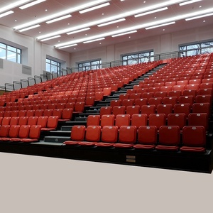 <span class=keywords><strong>Tribune</strong></span> <span class=keywords><strong>Telescopiche</strong></span> in HDPE per Interni, Sedute Retrattili Salvaspazio per Stadi - Product Image 1