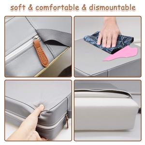 <span class=keywords><strong>Chaise</strong></span> <span class=keywords><strong>de</strong></span> repas <span class=keywords><strong>pour</strong></span> tout-petits, siège <span class=keywords><strong>de</strong></span> cuisine, <span class=keywords><strong>chaise</strong></span> <span class=keywords><strong>de</strong></span> table, siège portable avec coussin, en PU imperméable, base antidérapante, sangles réglables avec boucles - Product Image 3