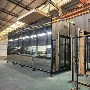 Maisons préfabriquées à ossature <span class=keywords><strong>en</strong></span> <span class=keywords><strong>acier</strong></span> pour serre de patio avec système modulaire Panneaux SIP et revêtement <span class=keywords><strong>en</strong></span> verre réfléchissant - Product Image 3