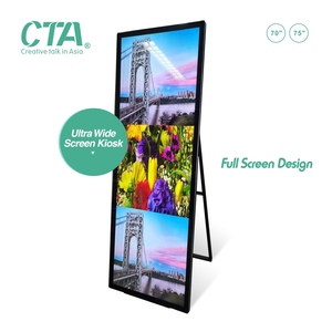 Nhà Máy Trực Tiếp Giá Toàn Màn Hình 75Inch Ultra HD 4K Độ Phân Giải Xách Tay Kỹ Thuật Số Biển LCD Máy Nghe Nhạc Quảng Cáo Hiển Thị - Product Image 4