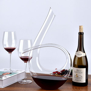 Décanteur en verre cristal de Style européen sans plomb Design moderne whisky ménage ensemble de vin costume de vin en gros - Product Image 3
