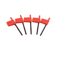 Mesin CNC kunci Torx T6 T7 T8 T10 T15 T20, obeng gagang bendera profesional untuk pemeliharaan & Perbaikan alat presisi
