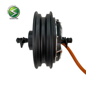 Бесщеточный двигатель QSMOTOR 10 дюймов V4 6000W PRO с двойным датчиком Холла 50H, улучшенный, с дисковым тормозом, водонепроницаемый, для электровелосипедов - Product Image 4