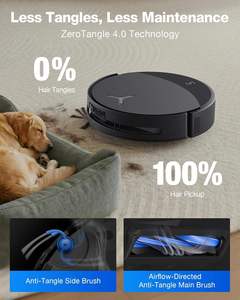 สำหรับหุ่นยนต์ดูดฝุ่นและถูพื้น ECOVACS DEEBOT T90 PRO แรงดูด 30,000Pa พร้อมระบบทำความสะอาดตัวเองทันทีด้วย OZMO Roller Mop - Product Image 2