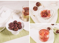 KAIYANGE Thé aromatisé Fleurs séchées Pétales de rose Boule à thé Dragon Emballage Pack Santé Vide Type ISO Place ball Thé en fleurs