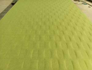 Dalles acoustiques de plafond en feutre PET 3D à faible teneur en COV, isolation phonique, panneaux muraux acoustiques en fibre de polyester moulée 3D - Product Image 6