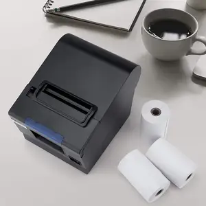 Mufeng Kertas Termal, 3 1/8 "X 52.4" Penerimaan Kertas gulungan Kertas Termal untuk 80Mm POS Thermal Printer Kasir Gulungan