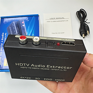 HDMI 신호 변환기 전원 공급 장치 용 HDMI 오디오 + SPDIF + R/L 용 HDMI 오디오 분배기 용 4K 포함 - Product Image 3