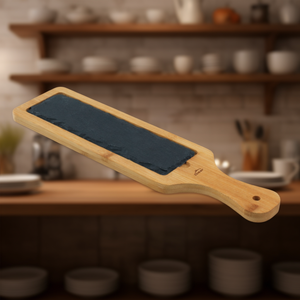 Tagliere in bambù con manico per servire e presentare - Product Image 3