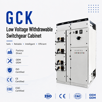 Armoire de distribution électrique industrielle GCK à tiroirs extractibles 400V 4000A pour centrales électriques et postes de transformation