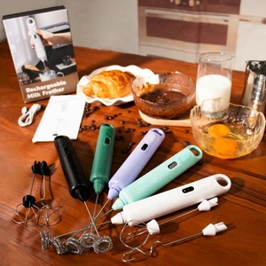 เครื่องปั่นไข่แบบมือถือเครื่องตีฟองนมไฟฟ้าอุปกรณ์เสริมสำหรับใช้ในครั<span class=keywords><strong>ว</strong></span> - Product Image 4