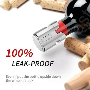 Bouchon de vin de boîte à trous d'avion en acier inoxydable personnalisé avec logo laser Bouchon de <span class=keywords><strong>champagne</strong></span> étincelant réutilisable sous vide - Product Image 6
