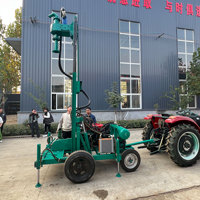 Foreuse portable pour puits d'eau, machine de forage de puits profonds de 150 m pour l'irrigation agricole et l'utilisation domestique