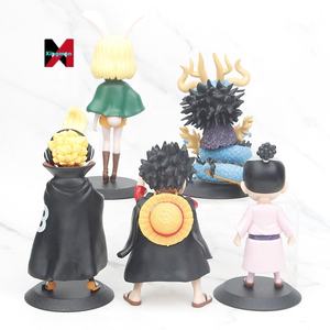 ชุดฟิกเกอร์ลูกเรือสีแดงจากภาพยนตร์หนึ่งชิ้นรุ่น Q โมเดลอนิเมะ Luffy Ace yamato Uta - Product Image 2
