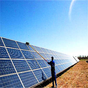 Supporto di fabbrica palo telescopico pennello Strumenti di Solare Fotovoltaico Pannello Macchina di Pulizia - Product Image 3