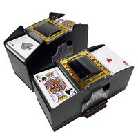 Mélangeur de type batterie professionnel Machine de mélangeur de cartes automatique avec 2 jeux de cartes de poker jeu de casino carte à jouer